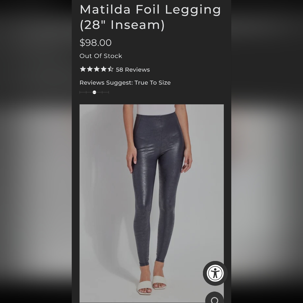 Lyss Matilda Foil Legging
